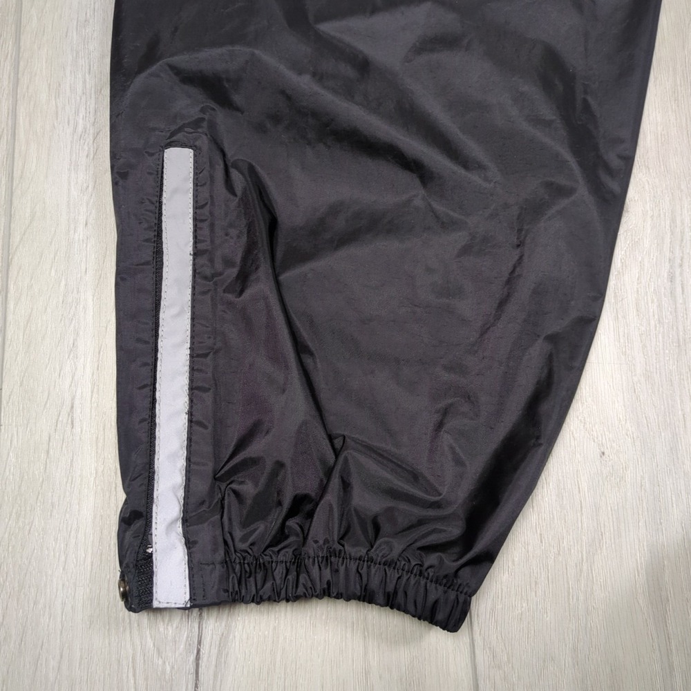 Motocentric Riding Pants Mens Extra Large 36 Black Windbreaker Mesh Ankle Zip - Picture 7 of 11